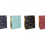 Sac cadeau 18 × 23 × 10 cm, toute l’année, 4 couleurs