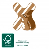 lettre en bois x small foot