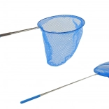 Épuisette pliante télescopique pour papillons et insectes 85 cm bleu