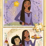 Educa puzzle en bois Souhaits 2×25 pièces