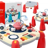Table éducative interactive pour enfants Rouge