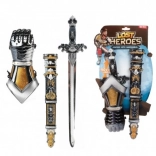 Ensemble de chevalier épée en plastique avec fourreau et protège-mains