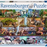 Puzzle Ravensburger Royaume des animaux sauvages 2000 pièces