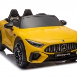 Voiture électrique pour enfants MERCEDES AMG SL63 – jaune, laquée