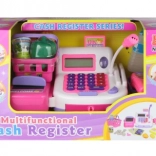 Caisse enregistreuse pour enfants avec accessoires et tapis roulant