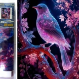 Peinture au diamant Norimpex Oiseau de nuit 30x40 cm
