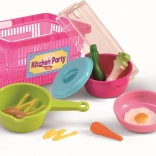 Panier Androni avec accessoires de cuisine pour enfants