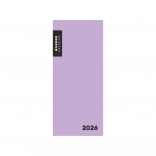 Agenda mensuel 2026 PASTELINI violet