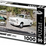 Puzzle Rétro-voitures Trabant 601 (1965) 1000 pièces