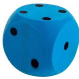 Androni cube en mousse souple 10 cm – bleu