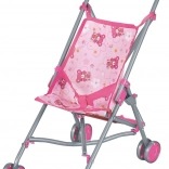 Poussette canne pour poupées – rose