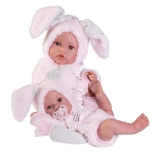 Poupée réaliste bébé Erika en vinyle doux 42 cm