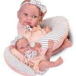 Poupée réaliste bébé avec corps entièrement en vinyle 42 cm