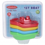 Infunbebe bateaux de bain, set de 4 pièces (10,5 cm)