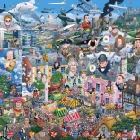 Puzzle J'aime l'Angleterre 1000 pièces de Gibsons