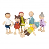 figurines de famille en bois de Small Foot