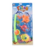 Canne à pêche en plastique avec hameçon pour enfants