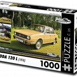 Puzzle Voitures rétro Škoda 120 L (1976) – 1000 pièces