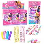 Kit créatif DIY de bracelets avec pendentifs et lettres – 4 bracelets réglables