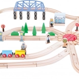 Chemin de fer transport ferroviaire Small Foot 140 pièces