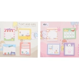 Bloc-notes autocollant 27 × 17 cm (4 types)