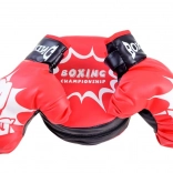 Ensemble de boxe avec gants et support d'impact