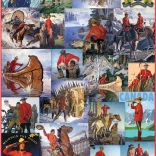 Puzzle collage Gendarmerie royale du Canada 1000 pièces EUROGRAPHICS