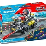 Playmobil City Action quad tout-terrain de l’unité spéciale transformable en bateau à moteur