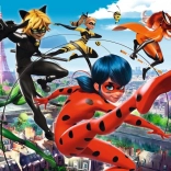 Puzzle Ravensburger Miraculous Ladybug et Chat Noir 200 pièces