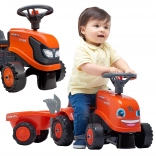 tracteur porteur KUBOTA avec remorque et accessoires pour enfants dès 1 an – FALK