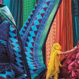 Puzzle 1500 pièces Fluttering Tissues CLEMENTONI