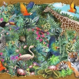 Puzzle Ravensburger 1000 pièces Dans les profondeurs de la jungle