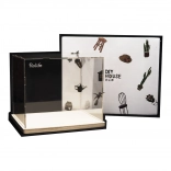 Boîtier en plexiglas pour modèles de maisons miniatures