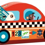 Puzzle Voiture de course avec 16 pièces