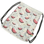 Sac à dos à effet holographique avec motif pastèques