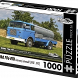 Puzzle Retro-automobiles Škoda 706 RTH camion-citerne – 1000 pièces
