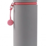 Trousse en silicone tube cat lovers chat gris