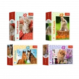 Minipuzzle 54 pièces avec des bébés animaux