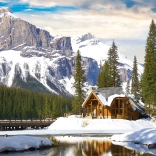 Puzzle parc national Yoho 1000 pièces