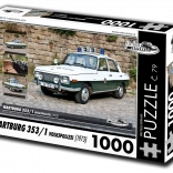 Puzzle RETRO-AUTA Wartburg 353 Volkspolizei 1000 pièces