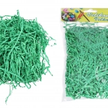 Herbe décorative en papier verte