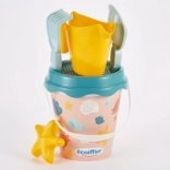 Seau à sable Pacific avec arrosoir et accessoires 17 cm