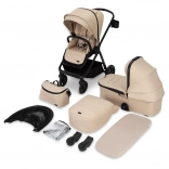 Poussette combinée 2-en-1 MoMi GISELLE beige 2024