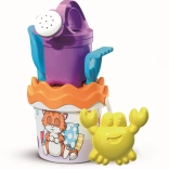 ANDRONI set de sable chaton joueur avec arrosoir – petit, 6 pièces