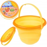 Seau pliable en silicone en forme de citron, 2,5 l