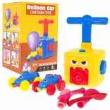 Set de 2 petites voitures à propulsion par ballon pour enfants 3+ avec pompe manuelle