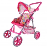 Woopie royal poussette pour poupées avec petits cœurs, pliable