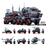 Sluban Space War véhicule de commandement – partie de construction autonome