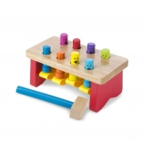 Banc à marteler en bois MELISSA & DOUG avec chevilles colorées