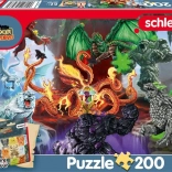 Puzzle Eldrador : créatures maléfiques 200 pièces + figurine SCHLEICH